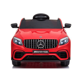 MERCEDES GLC AMG EVA, 12V , 4 SILNIKI , SKÓRA, czerwony SAMOCHÓD ELEKTRYCZNY DLA DZIECI