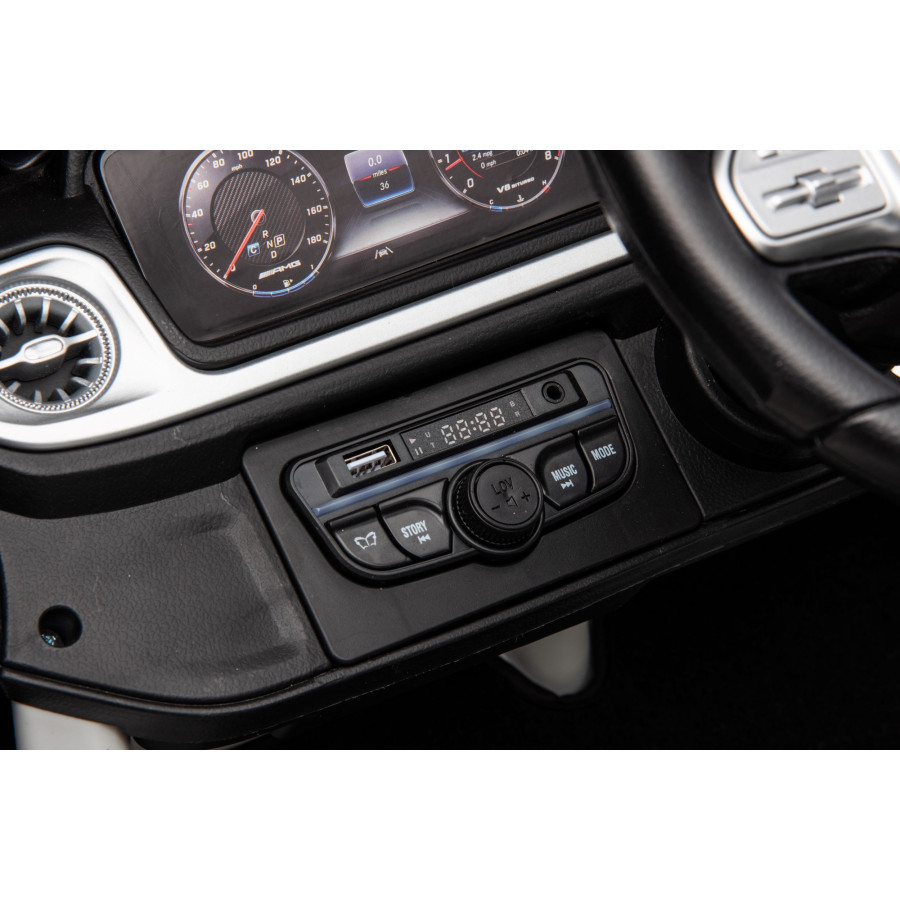 Auto na akumulator Mercedes Benz G63 AMG Największy XXL 4x200W Czarny