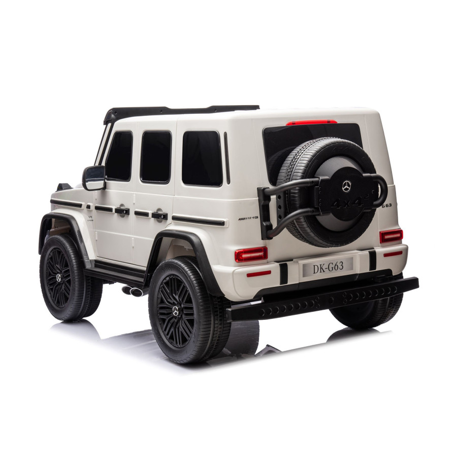 Auto na akumulator Mercedes Benz G63 AMG Największy XXL 4x200W Biały