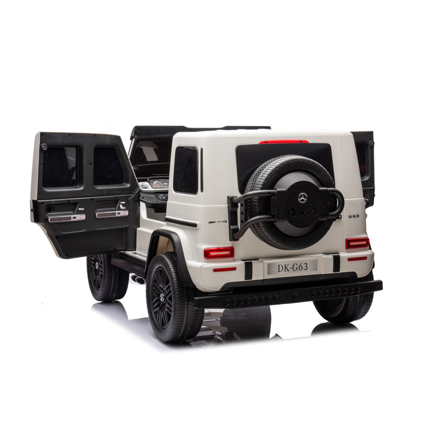 Auto na akumulator Mercedes Benz G63 AMG Największy XXL 4x200W Biały