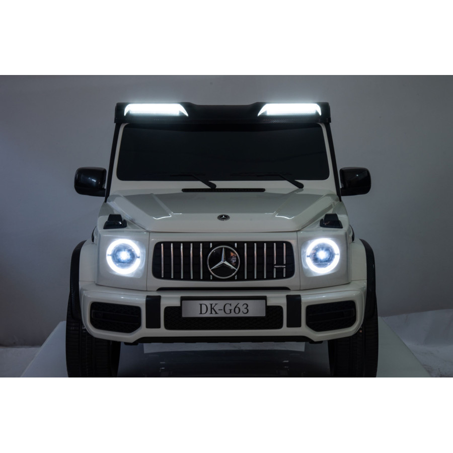 Auto na akumulator Mercedes Benz G63 AMG Największy XXL 4x200W Biały