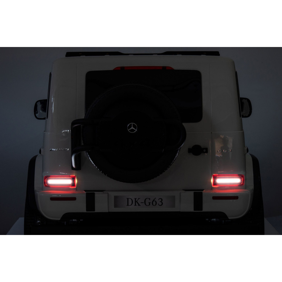 Auto na akumulator Mercedes Benz G63 AMG Największy XXL 4x200W Biały