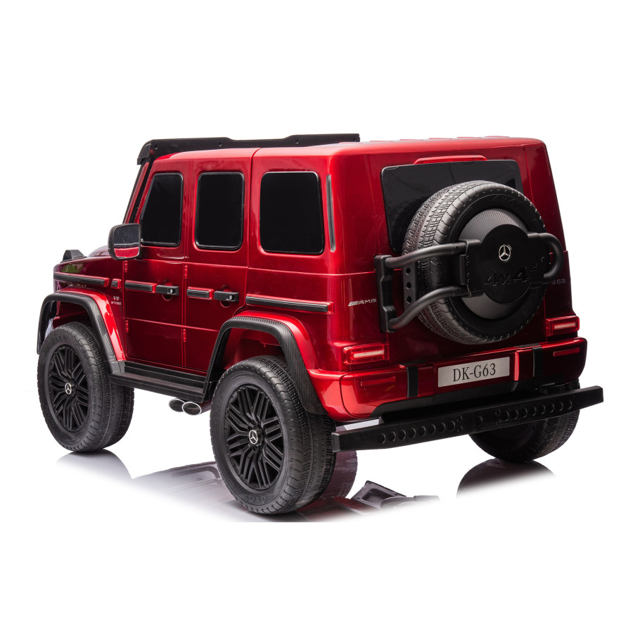Auto na akumulator Mercedes Benz G63 AMG Największy XXL 4x200W Bordowy Lakierowany