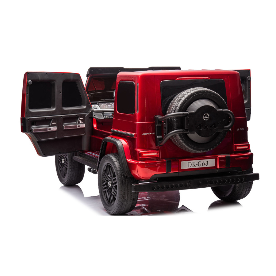 Auto na akumulator Mercedes Benz G63 AMG Największy XXL 4x200W Bordowy Lakierowany