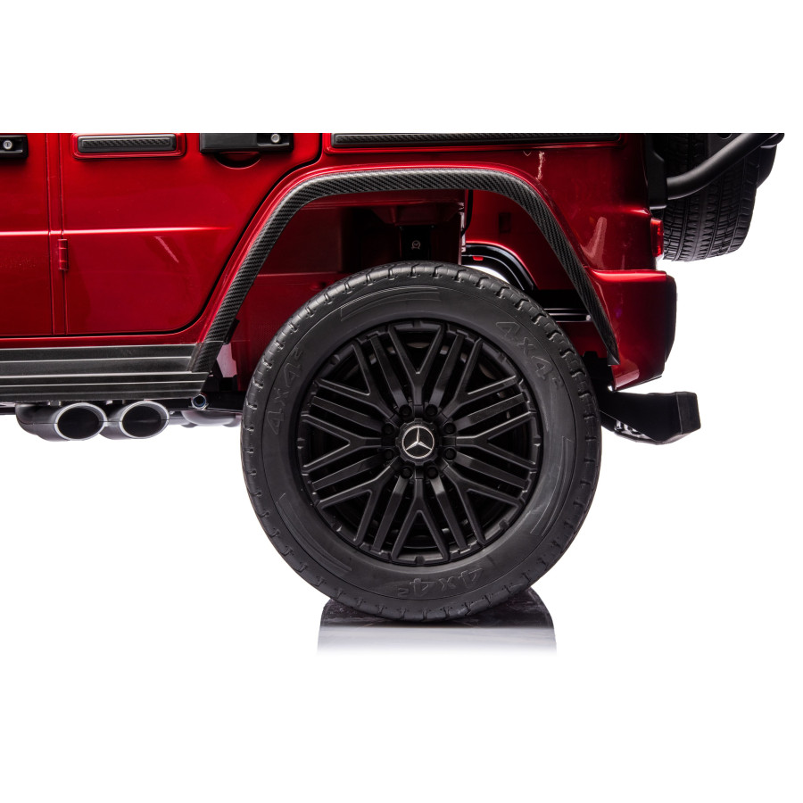 Auto na akumulator Mercedes Benz G63 AMG Największy XXL 4x200W Bordowy Lakierowany