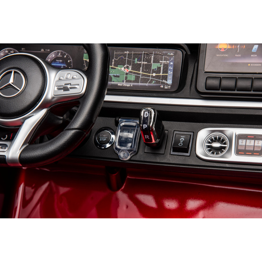 Auto na akumulator Mercedes Benz G63 AMG Największy XXL 4x200W Bordowy Lakierowany