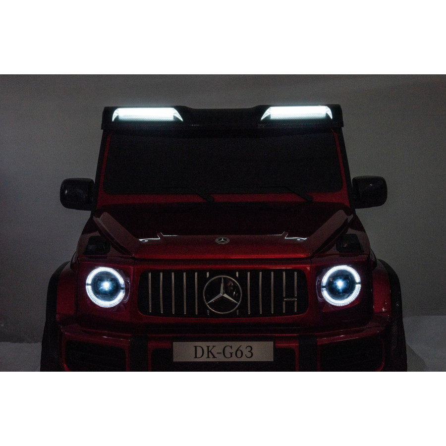 Auto na akumulator Mercedes Benz G63 AMG Największy XXL 4x200W Bordowy Lakierowany