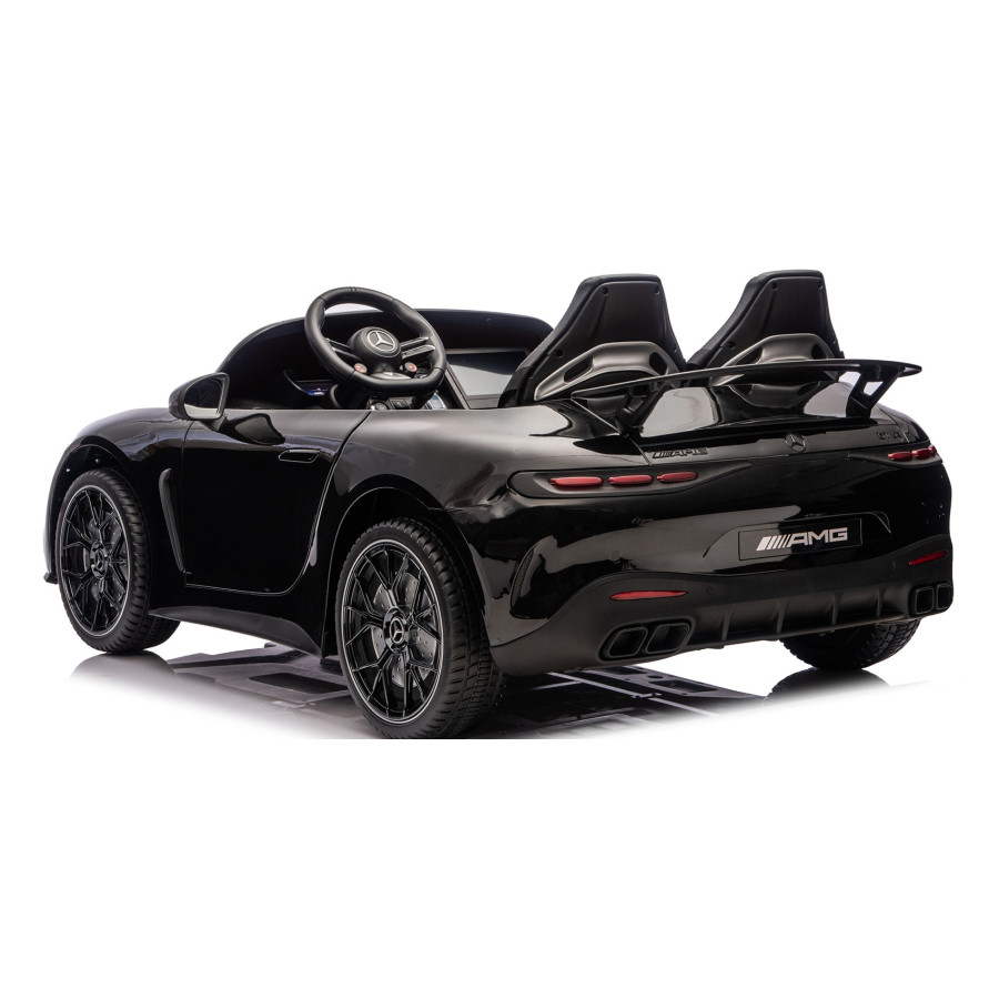 Auto na akumulator Mercedes GT63 XXL 24V 14Ah 4x200W dwuosobowy CZARNY lakierowany