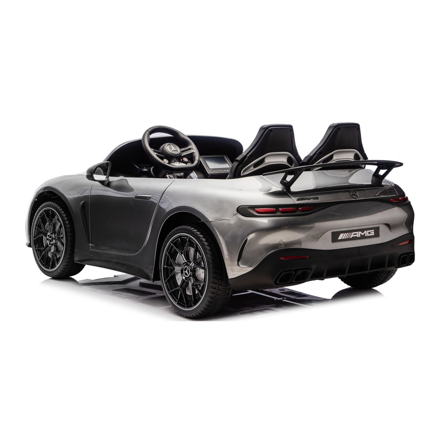 Auto na akumulator Mercedes GT63 XXL 24V 14Ah 4x200W dwuosobowy Szary lakierowany