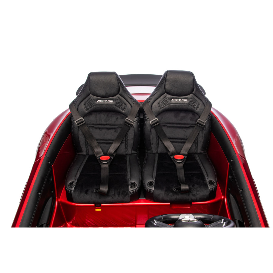 Auto na akumulator Mercedes GT63 XXL 24V 14Ah 4x200W dwuosobowy Bordowy lakierowany