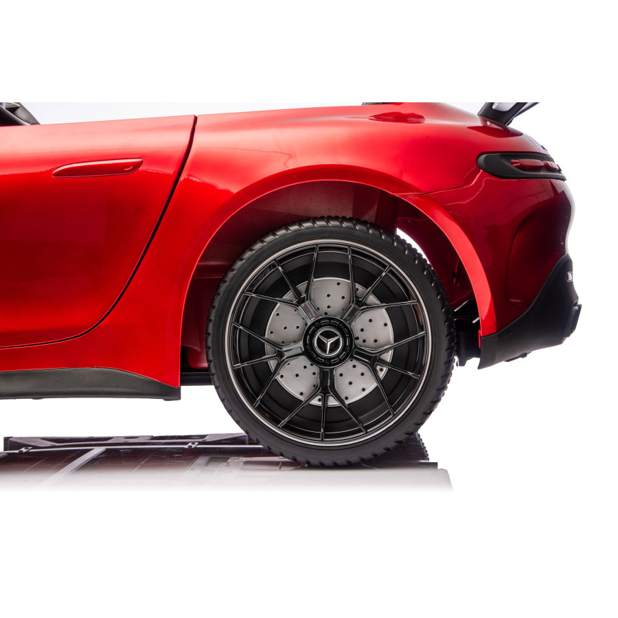 Auto na akumulator Mercedes GT63 XXL 24V 14Ah 4x200W dwuosobowy Bordowy lakierowany
