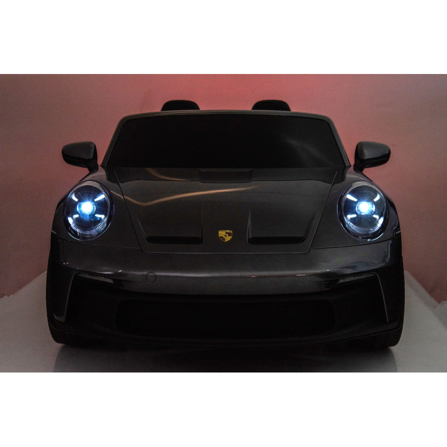 Auto na akumulator Porsche 911 GT3 4x200W 24V 14Ah dwuosobowy Czarny lakierowany