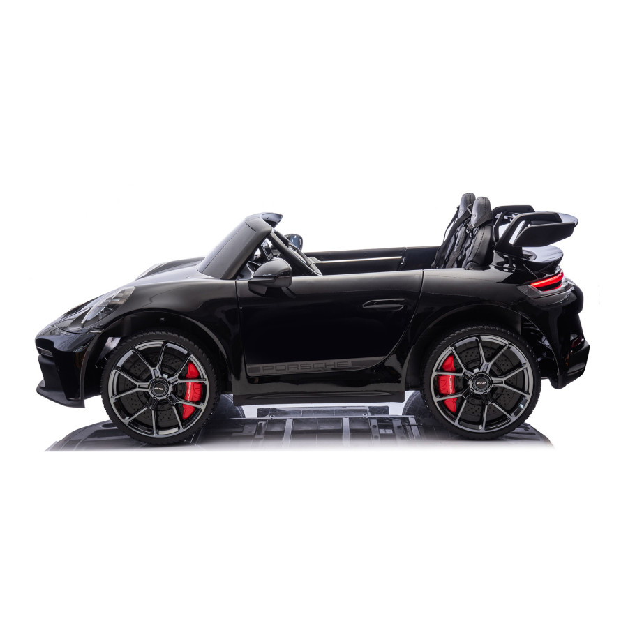 Auto na akumulator Porsche 911 GT3 4x200W 24V 14Ah dwuosobowy Czarny lakierowany