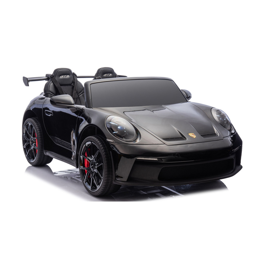 Auto na akumulator Porsche 911 GT3 4x200W 24V 14Ah dwuosobowy Czarny lakierowany