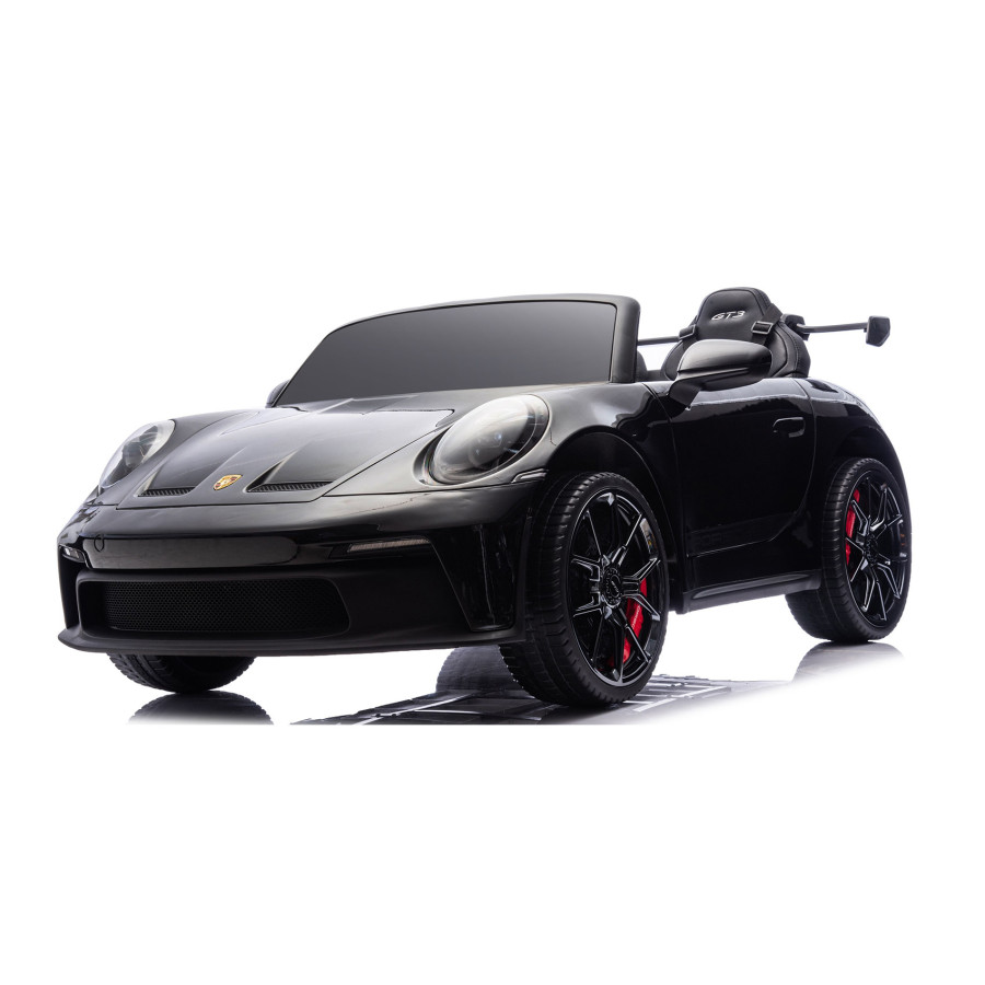 Auto na akumulator Porsche 911 GT3 4x200W 24V 14Ah dwuosobowy Czarny lakierowany