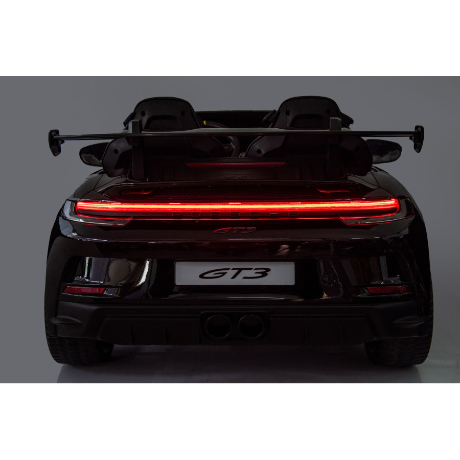 Auto na akumulator Porsche 911 GT3 4x200W 24V 14Ah dwuosobowy Czarny lakierowany