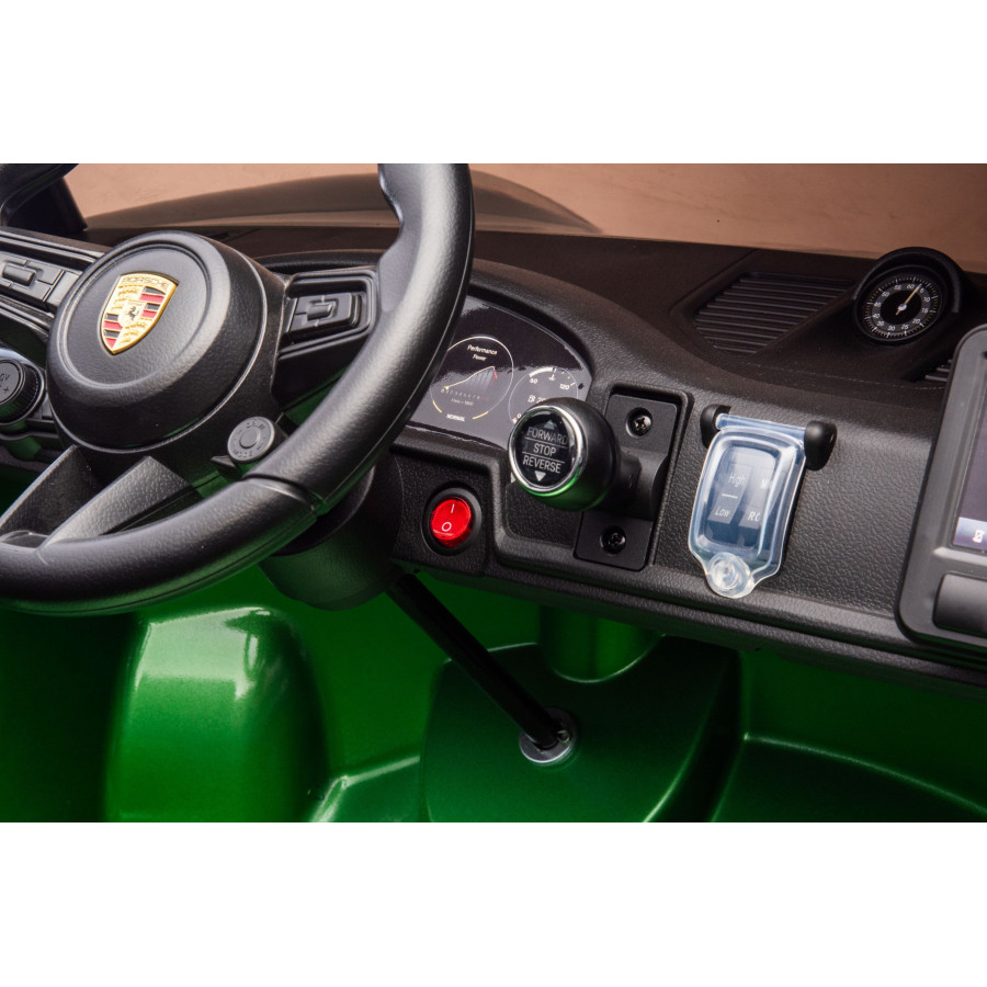 Auto na akumulator Porsche 911 GT3 4x200W 24V 14Ah dwuosobowy Czarny lakierowany