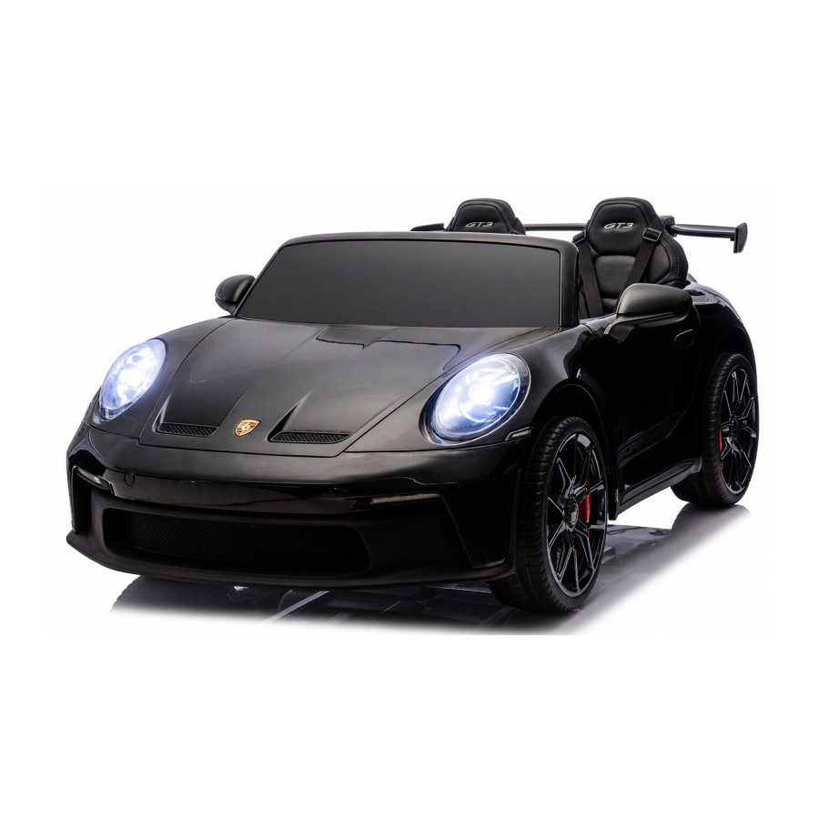 Auto na akumulator Porsche 911 GT3 4x200W 24V 14Ah dwuosobowy Czarny lakierowany