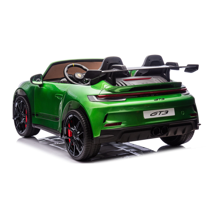 Auto na akumulator Porsche 911 GT3 4x200W 24V 14Ah dwuosobowy Zielony lakierowany