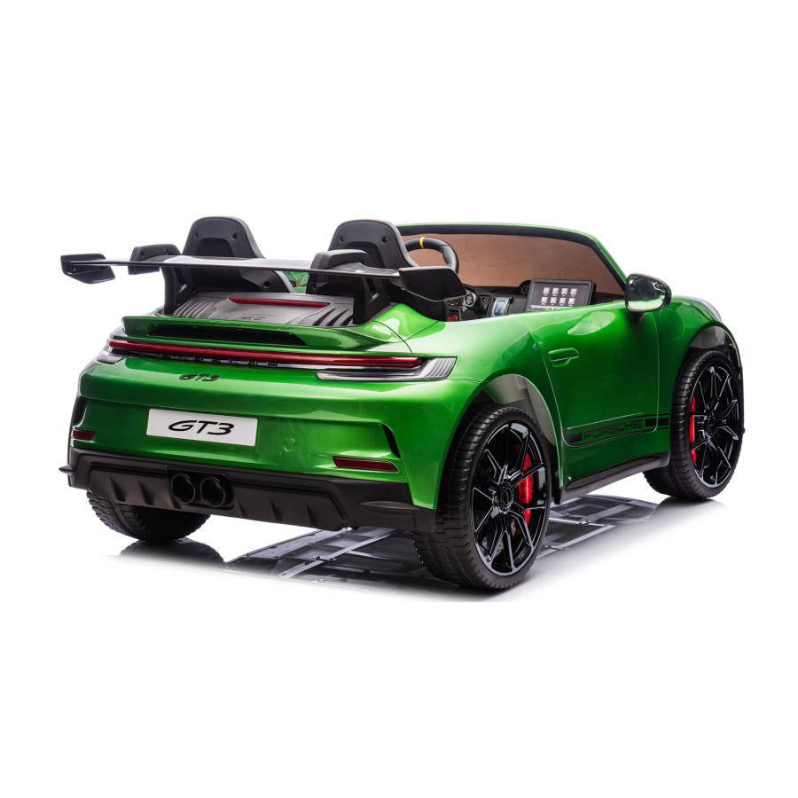 Auto na akumulator Porsche 911 GT3 4x200W 24V 14Ah dwuosobowy Zielony lakierowany