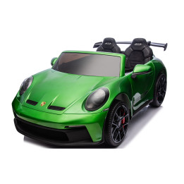 Auto na akumulator Porsche 911 GT3 4x200W 24V 14Ah dwuosobowy Zielony lakierowany
