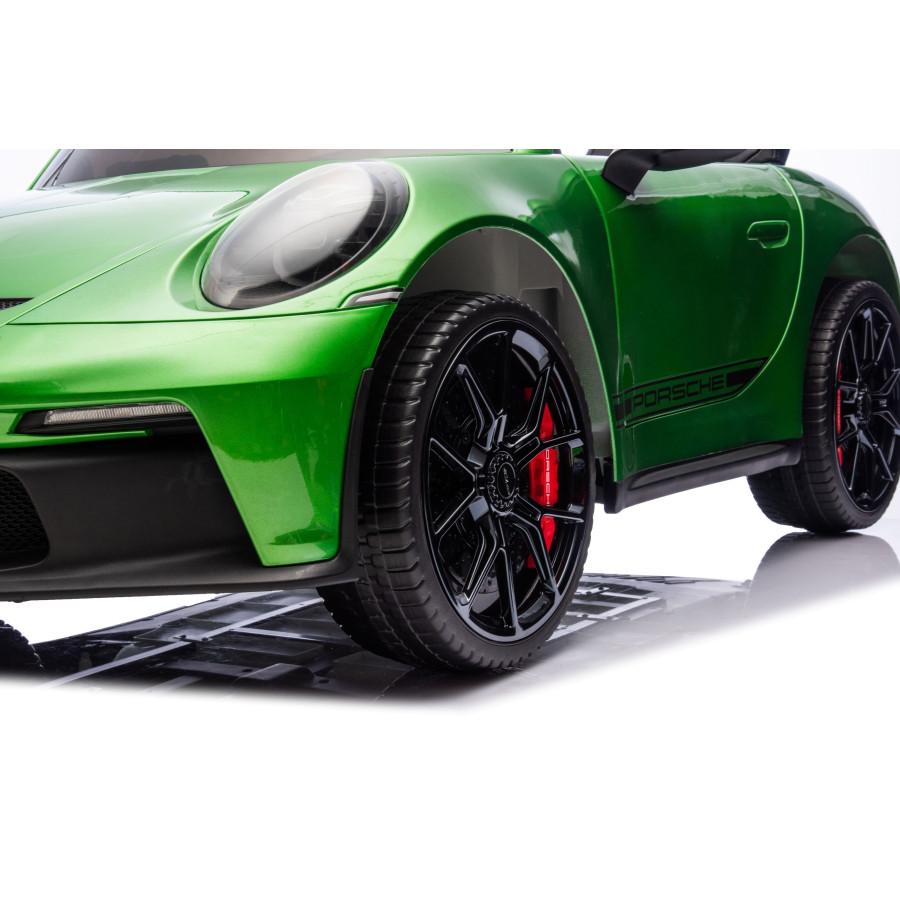 Auto na akumulator Porsche 911 GT3 4x200W 24V 14Ah dwuosobowy Zielony lakierowany