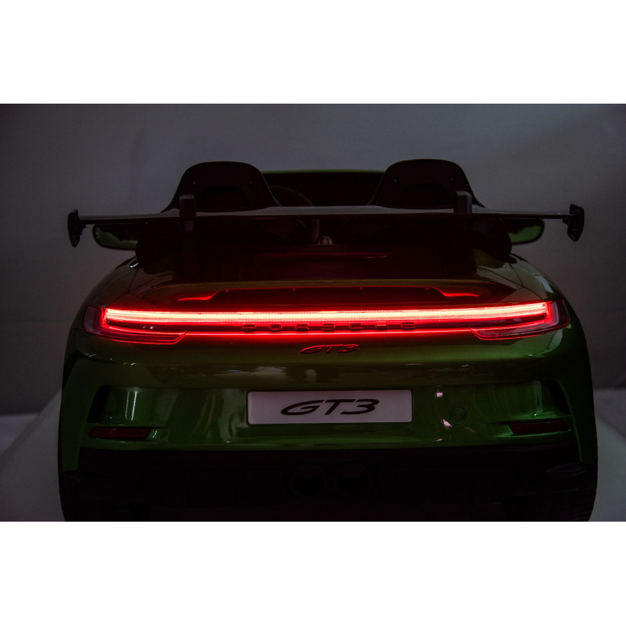 Auto na akumulator Porsche 911 GT3 4x200W 24V 14Ah dwuosobowy Zielony lakierowany