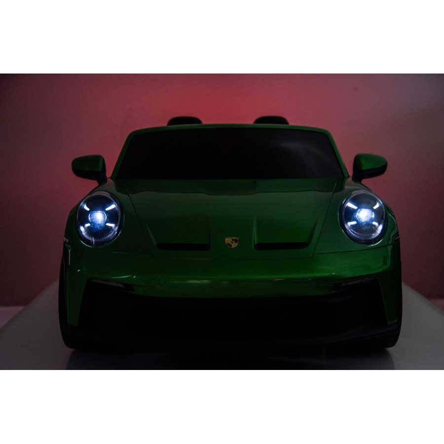 Auto na akumulator Porsche 911 GT3 4x200W 24V 14Ah dwuosobowy Zielony lakierowany