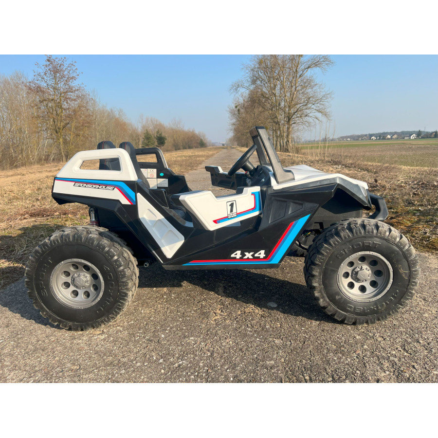 AUTO na akumulator BUGGY CLASH 24V 14Ah 4X4 STRONG 15km/h Pojazd Dla dzieci Czerwony