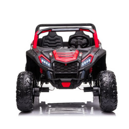 24V BUGGY YSA 4X4 EVA SKÓRA 4SILNIKI WOLNY START Czerwony SAMOCHÓD ELEKTRYCZNY DLA DZIECI