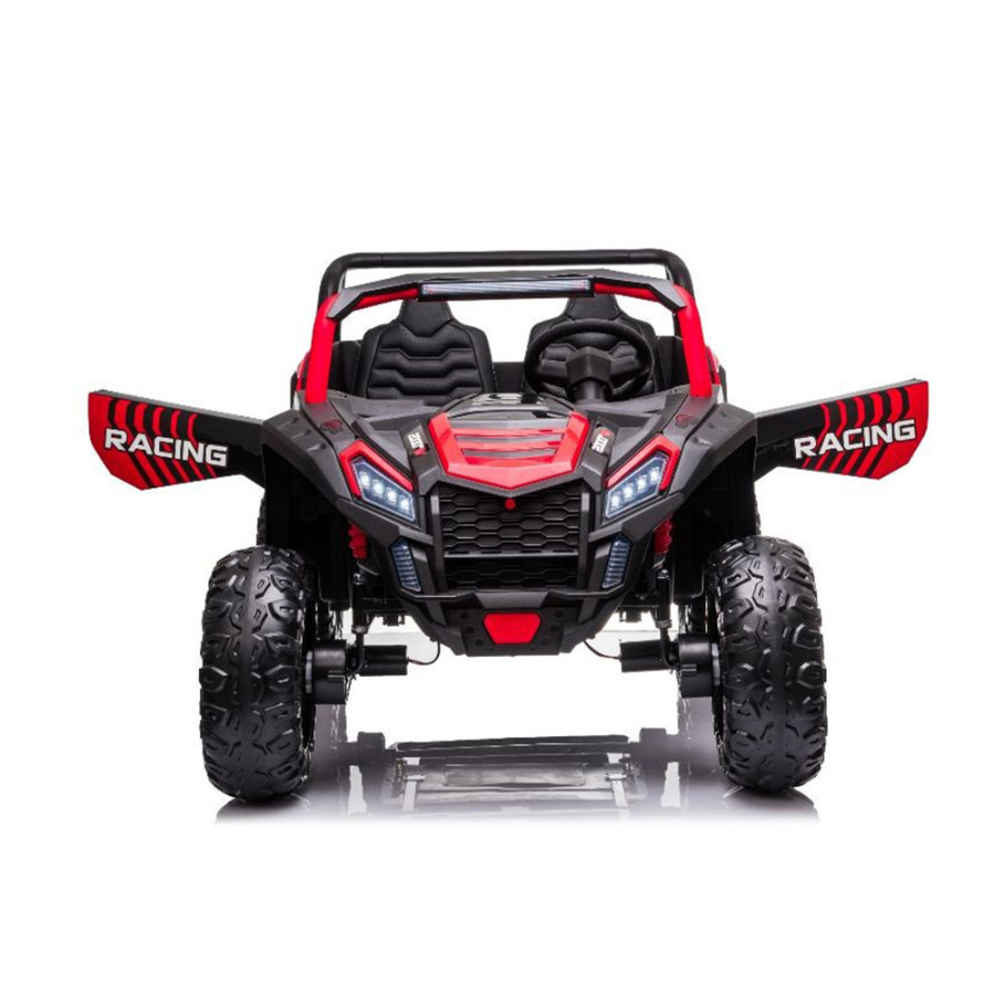24V BUGGY YSA 4X4 EVA SKÓRA 4SILNIKI WOLNY START Czerwony SAMOCHÓD ELEKTRYCZNY DLA DZIECI