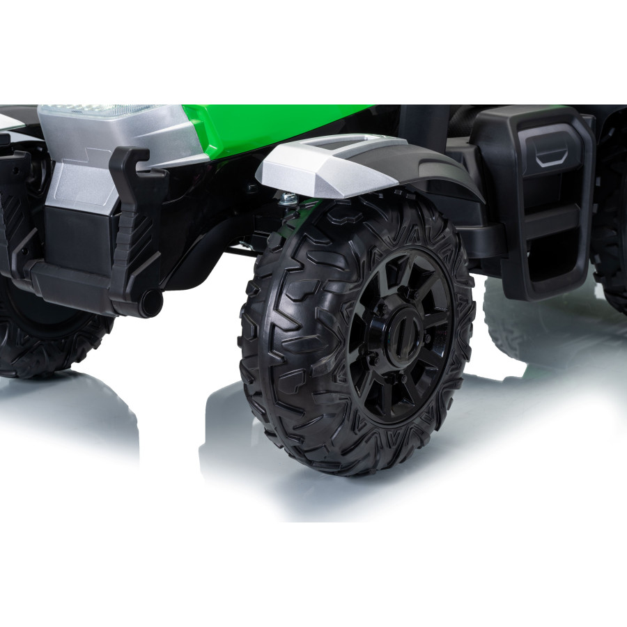 Duży Traktor z przyczepą BLT-206 pojazd na akumulator 24V 9Ah 2x200W Czerwony