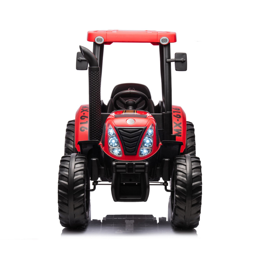 Traktor na akumulator 24V 2X200W OLBRZYMI Czerwony