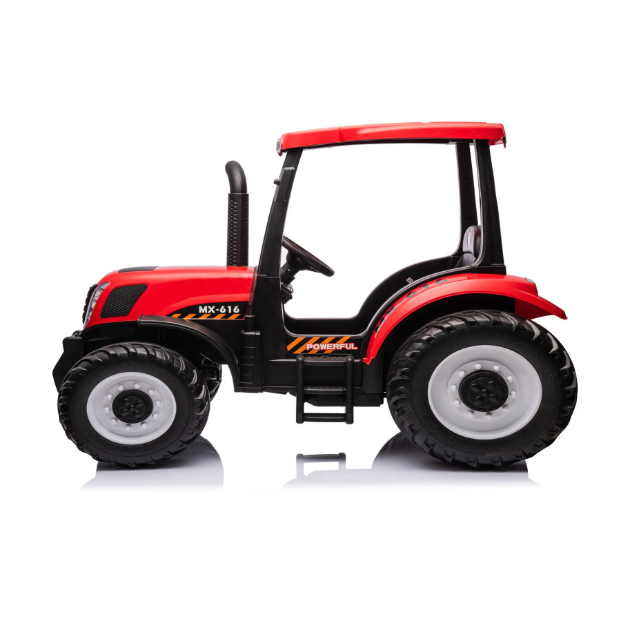 Traktor na akumulator 24V 2X200W OLBRZYMI Czerwony