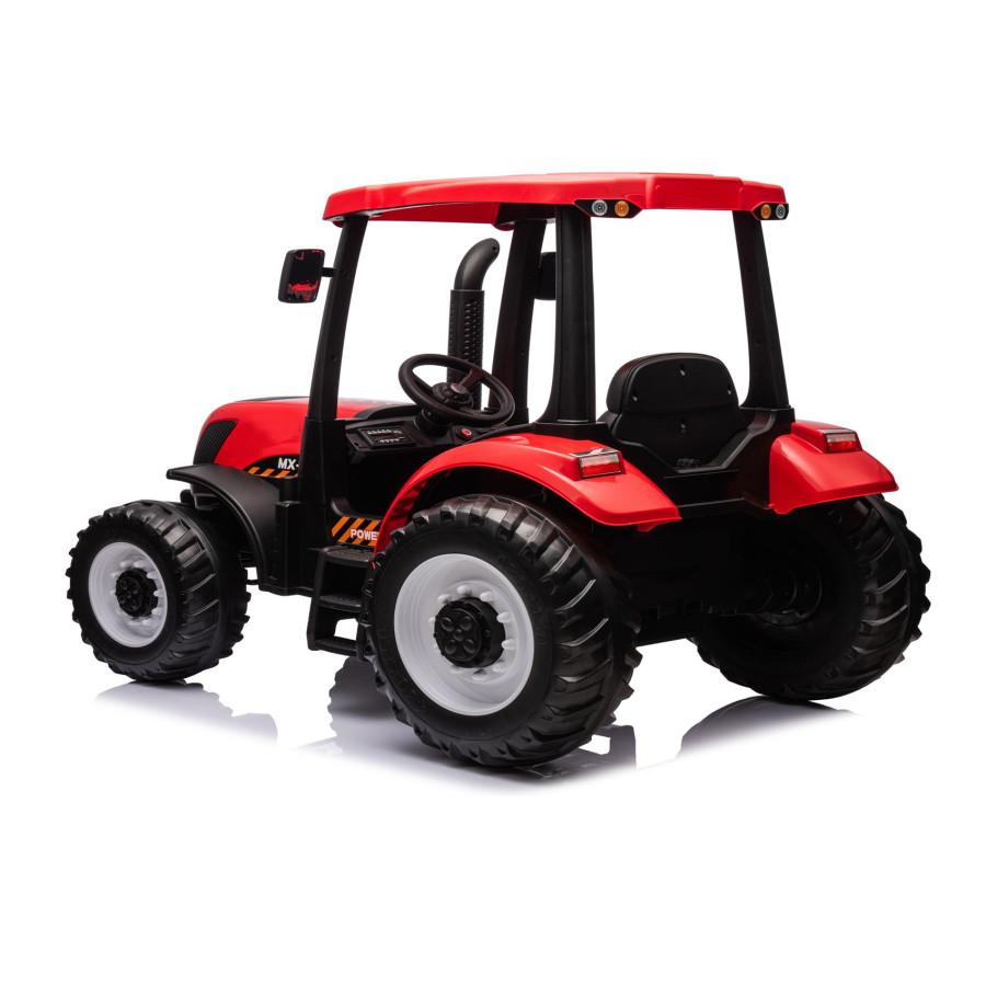 Traktor na akumulator 24V 2X200W OLBRZYMI Czerwony