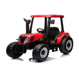 Traktor na akumulator 24V 2X200W OLBRZYMI Czerwony