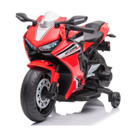 HONDA CBR MOTOR na akumulator ŚWIATŁA DŹWIĘKI motorek dla dzieci Czerwony