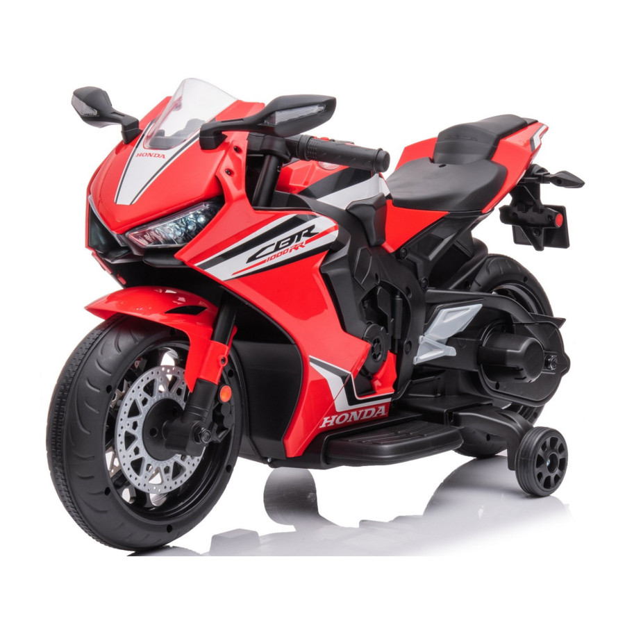 HONDA CBR MOTOR na akumulator ŚWIATŁA DŹWIĘKI motorek dla dzieci Czerwony