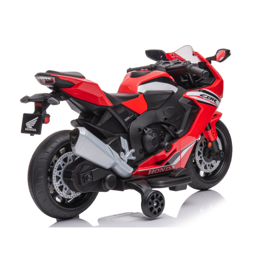 HONDA CBR MOTOR na akumulator ŚWIATŁA DŹWIĘKI motorek dla dzieci Czerwony