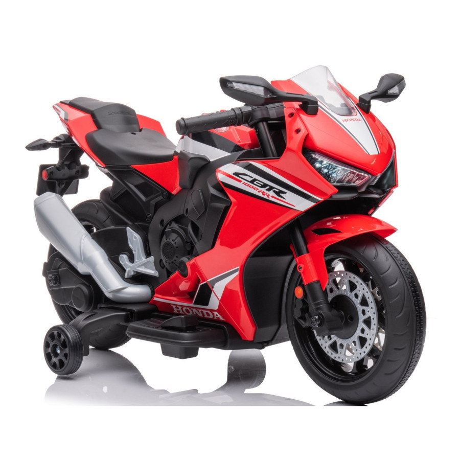 HONDA CBR MOTOR na akumulator ŚWIATŁA DŹWIĘKI motorek dla dzieci Czerwony