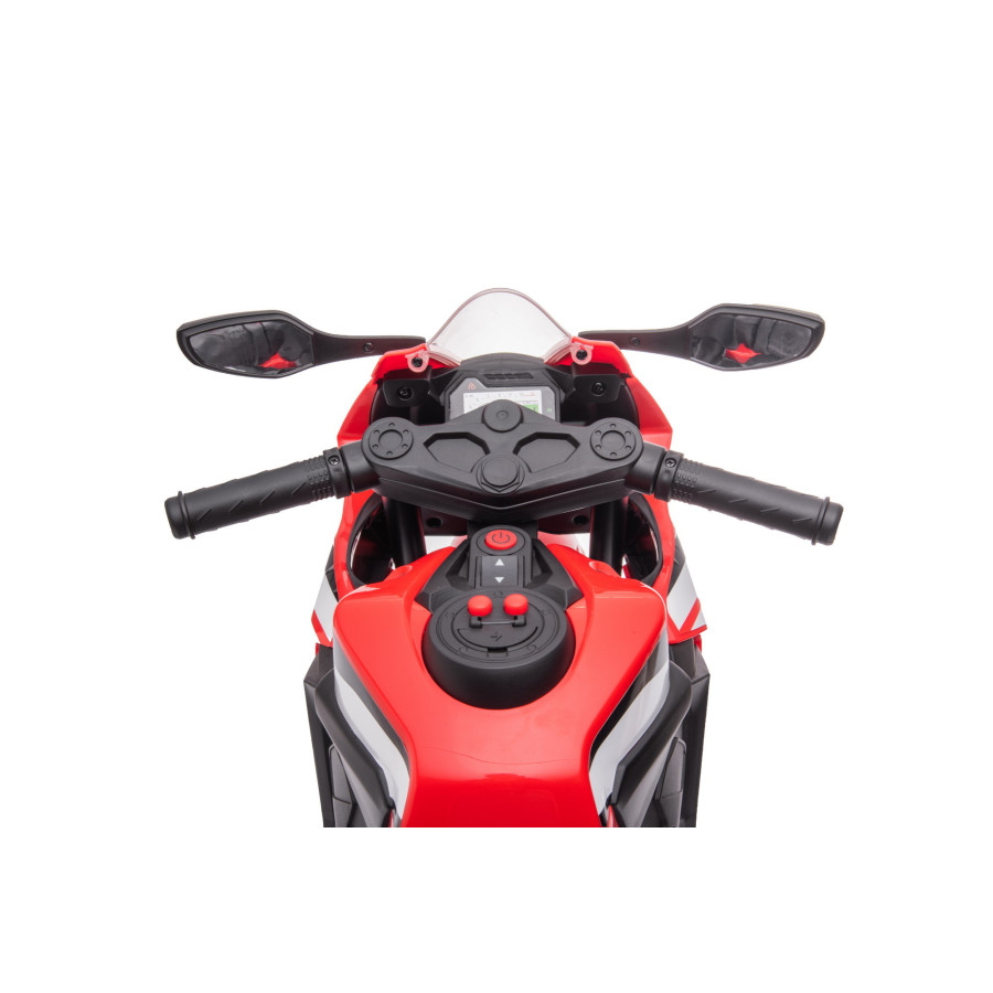 HONDA CBR MOTOR na akumulator ŚWIATŁA DŹWIĘKI motorek dla dzieci Czerwony