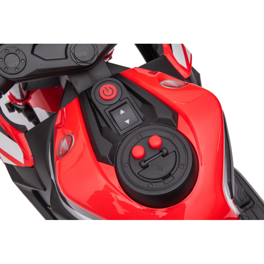 HONDA CBR MOTOR na akumulator ŚWIATŁA DŹWIĘKI motorek dla dzieci Czerwony
