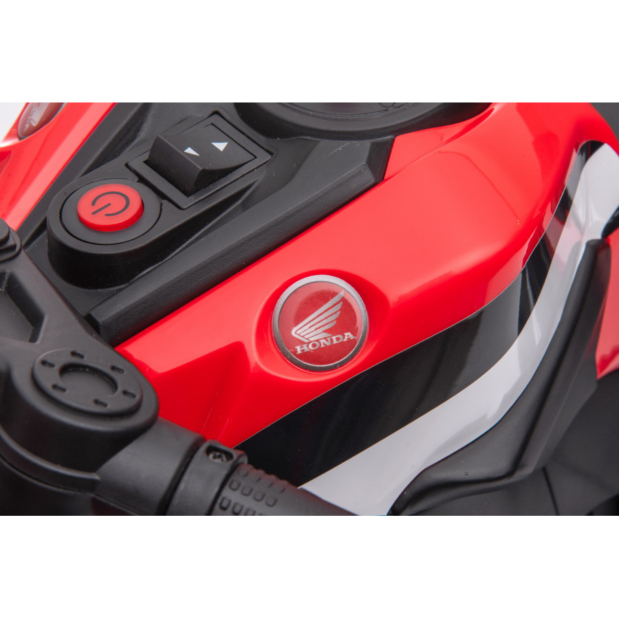 HONDA CBR MOTOR na akumulator ŚWIATŁA DŹWIĘKI motorek dla dzieci Czerwony