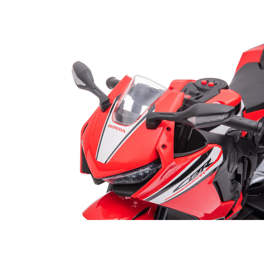 HONDA CBR MOTOR na akumulator ŚWIATŁA DŹWIĘKI motorek dla dzieci Czerwony