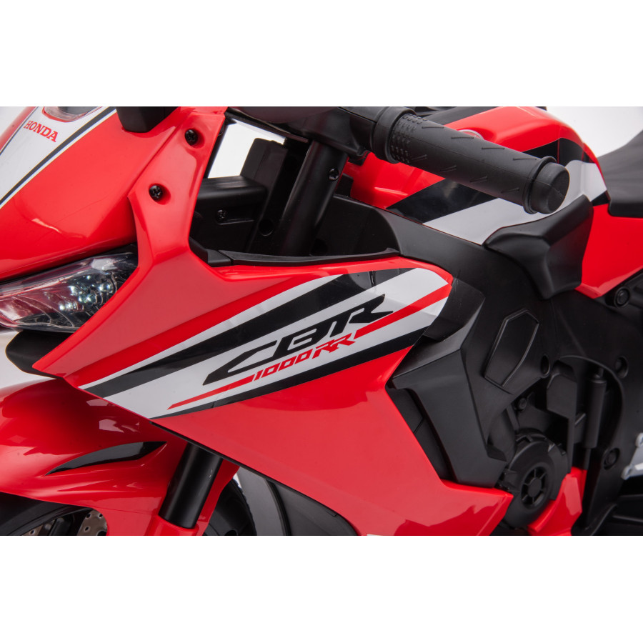 HONDA CBR MOTOR na akumulator ŚWIATŁA DŹWIĘKI motorek dla dzieci Czerwony