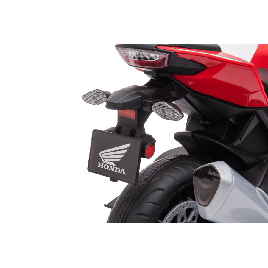 HONDA CBR MOTOR na akumulator ŚWIATŁA DŹWIĘKI motorek dla dzieci Czerwony