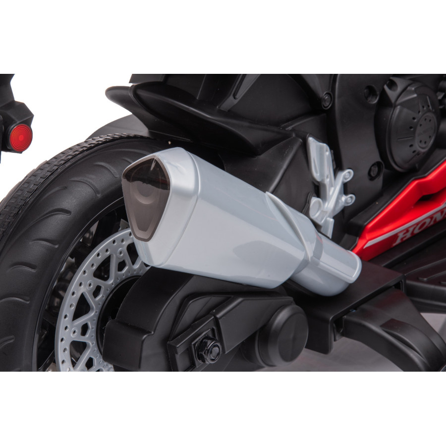 HONDA CBR MOTOR na akumulator ŚWIATŁA DŹWIĘKI motorek dla dzieci Czerwony