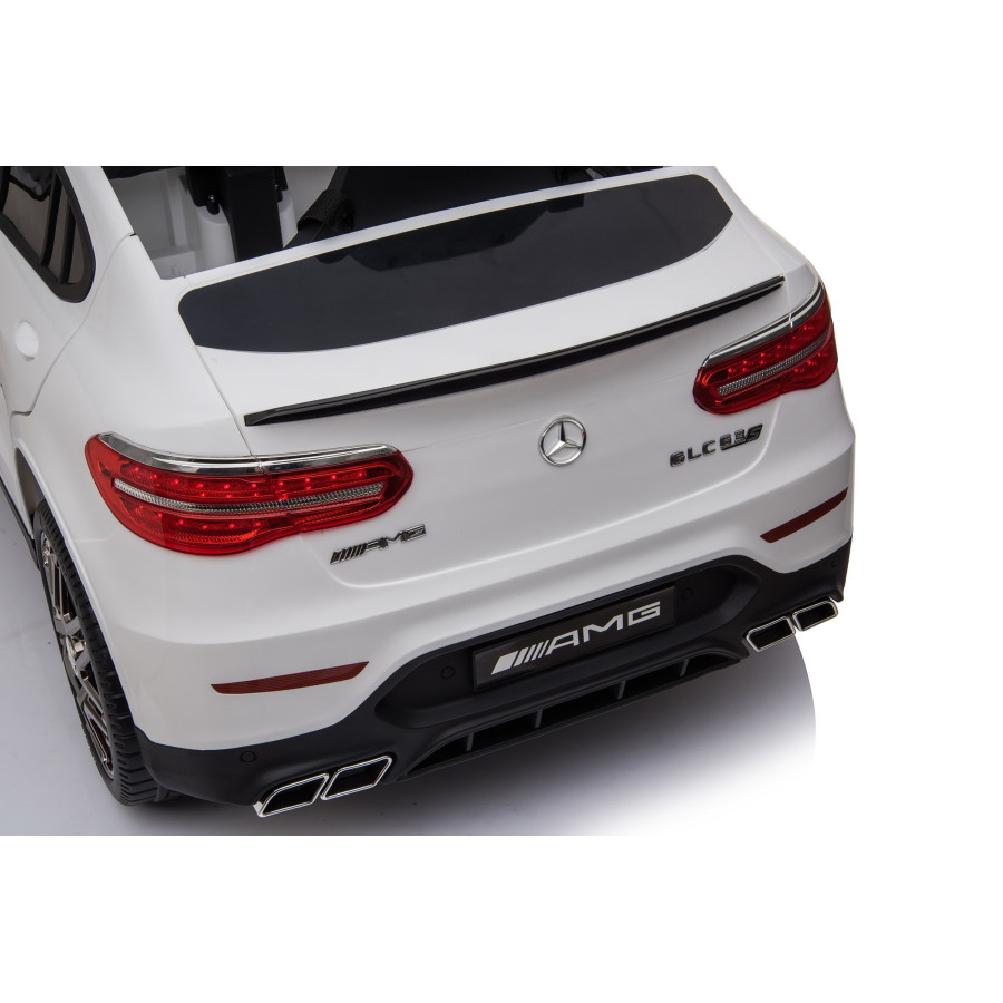 MERCEDES GLC AMG EVA, 12V , 4 SILNIKI , SKÓRA, czerwony SAMOCHÓD ELEKTRYCZNY DLA DZIECI