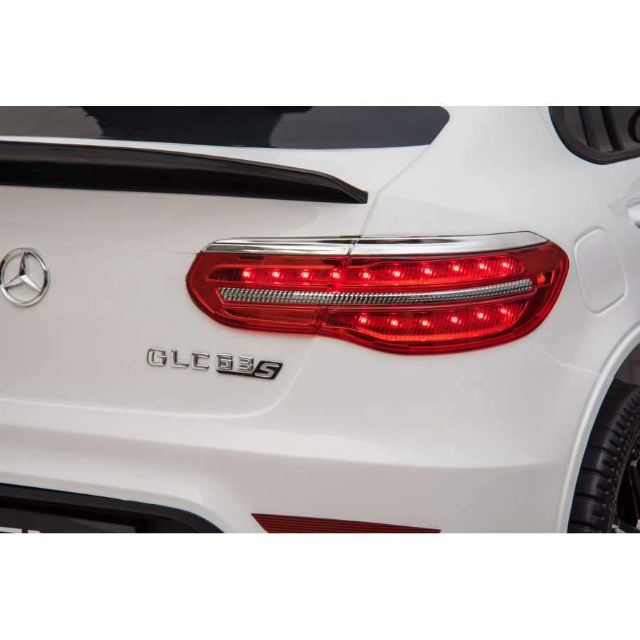 MERCEDES GLC AMG EVA, 12V , 4 SILNIKI , SKÓRA, czerwony SAMOCHÓD ELEKTRYCZNY DLA DZIECI